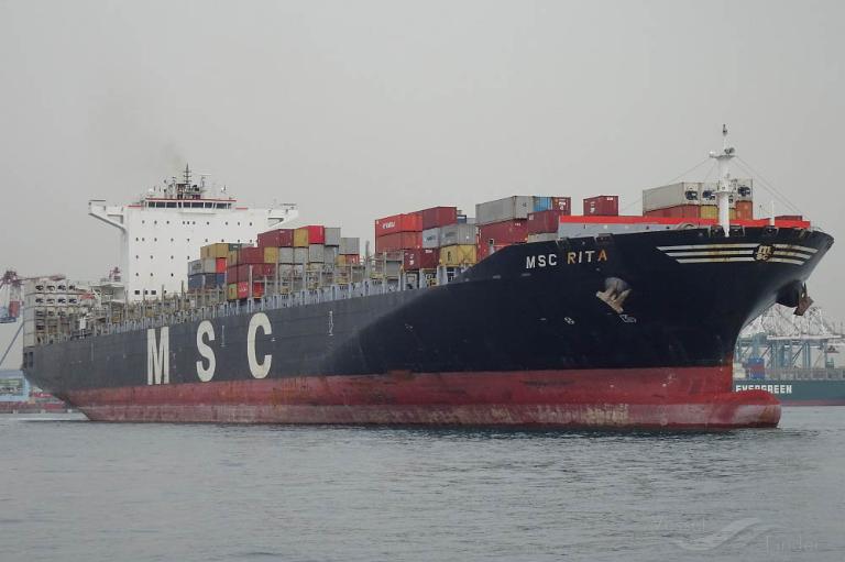 msc rita (Container Ship) - IMO 9289116, MMSI 371245000, Call Sign 3EBW6 under the flag of Panama