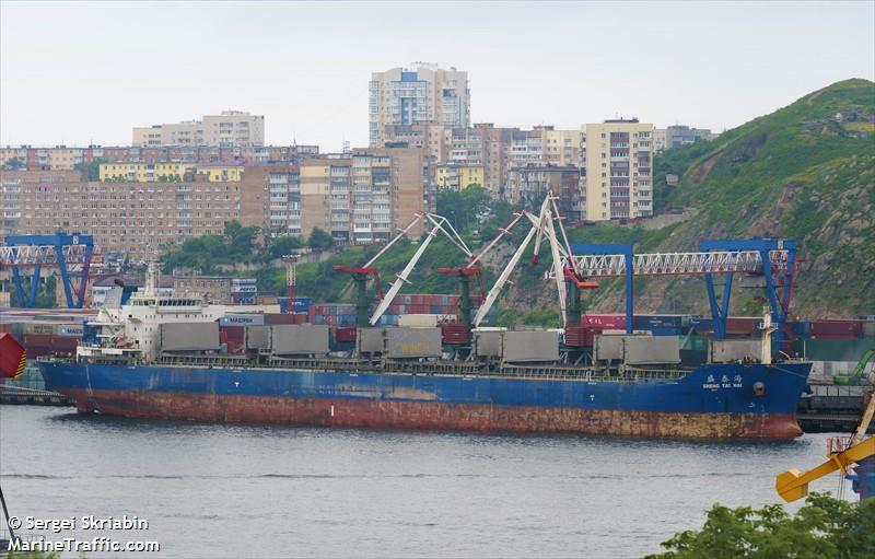 sheng tai hai (Bulk Carrier) - IMO 9637636, MMSI 414079000, Call Sign BIBD4 under the flag of China