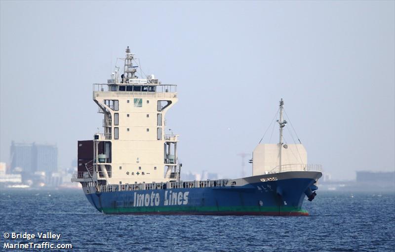 ashiya (Cargo ship) - IMO , MMSI 431501871, Call Sign JD2302 under the flag of Japan