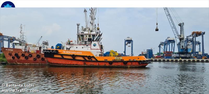 tb.sentosa 4005 (Tug) - IMO 9733208, MMSI 525003280, Call Sign PLAV under the flag of Indonesia