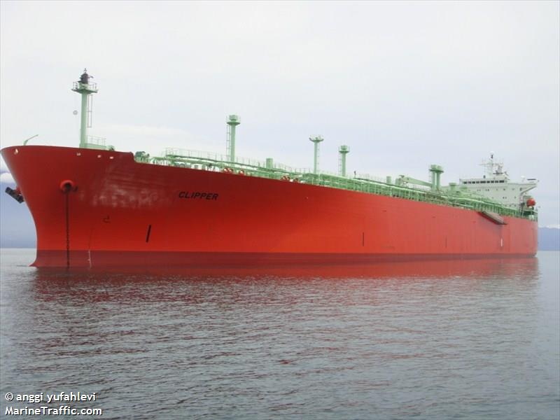 clipper (LPG Tanker) - IMO 8917807, MMSI 525019534, Call Sign PNHM under the flag of Indonesia