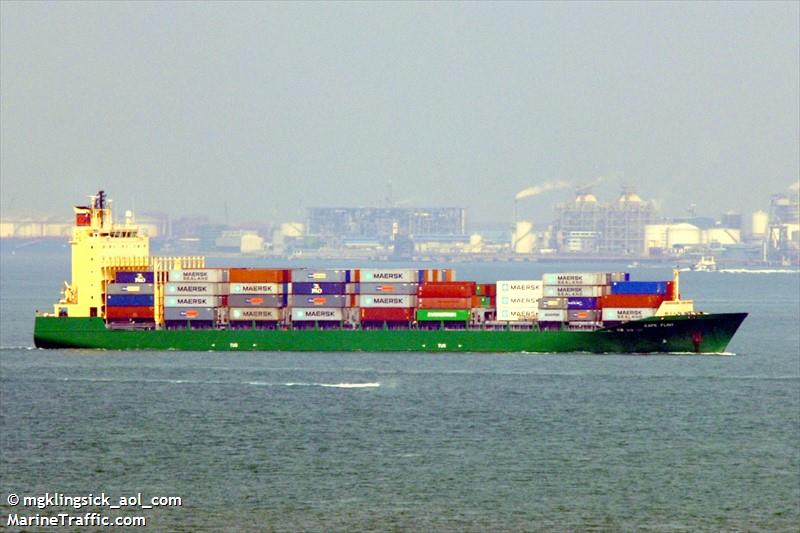 cape flint (Container Ship) - IMO 9347724, MMSI 538002624, Call Sign V7KI8 under the flag of Marshall Islands