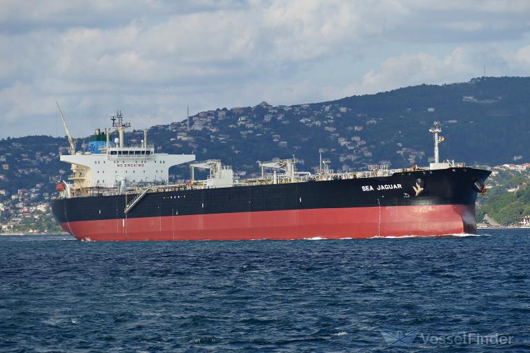 sea jaguar (Crude Oil Tanker) - IMO 9482627, MMSI 538007646, Call Sign V7YV4 under the flag of Marshall Islands