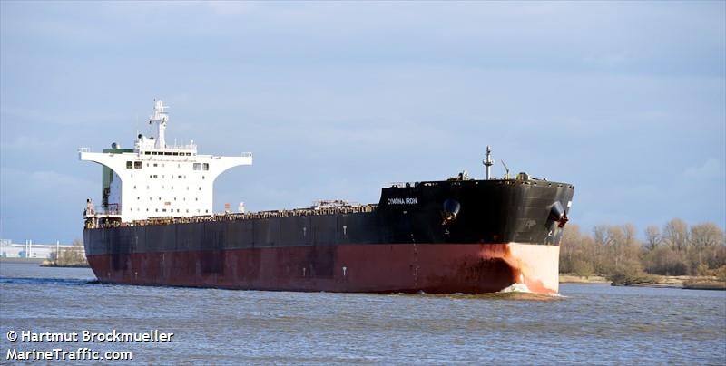 cymona iron (Bulk Carrier) - IMO 9493872, MMSI 538007688, Call Sign V7FT6 under the flag of Marshall Islands