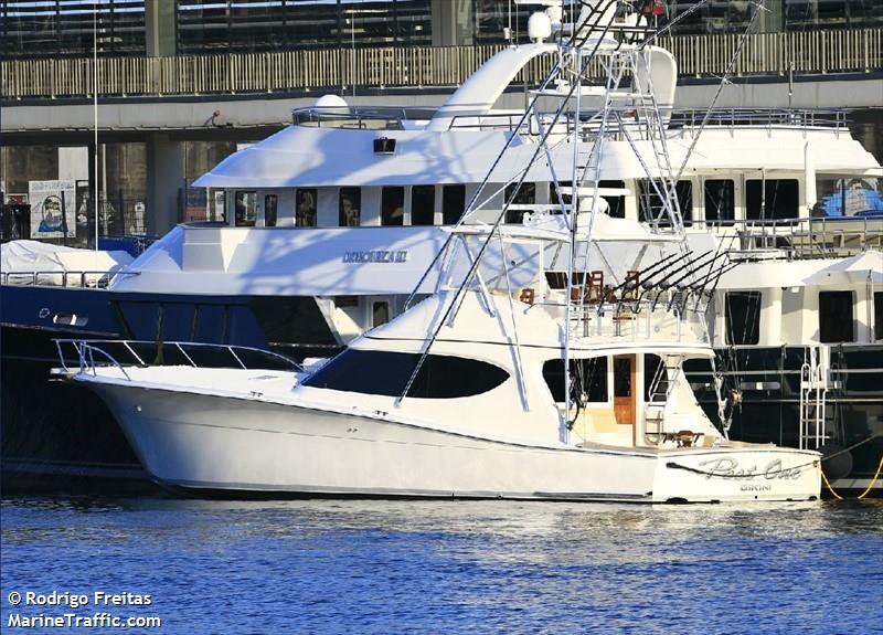 post one (Pleasure craft) - IMO , MMSI 538071278 under the flag of Marshall Islands