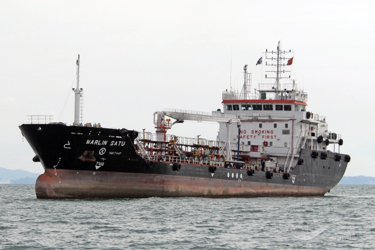 marlin satu (Bunkering Tanker) - IMO 9675119, MMSI 563221000, Call Sign S6QP under the flag of Singapore