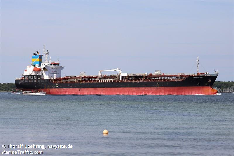 crimson ray (Chemical/Oil Products Tanker) - IMO 9347152, MMSI 565509000, Call Sign S6BB8 under the flag of Singapore