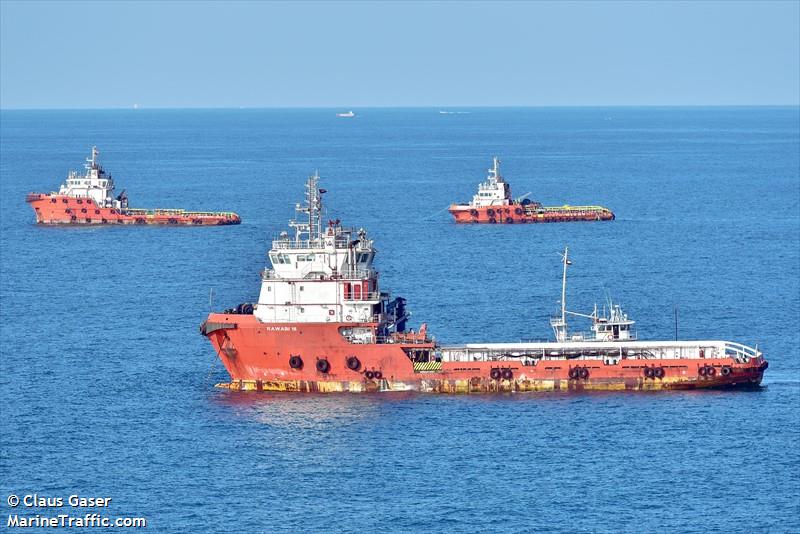 rawabi 18 (Offshore Tug/Supply Ship) - IMO 9579767, MMSI 566074000, Call Sign 9V8611 under the flag of Singapore