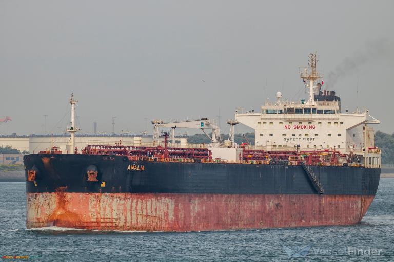 amalia (Crude Oil Tanker) - IMO 9330355, MMSI 636091197, Call Sign A8KN5 under the flag of Liberia