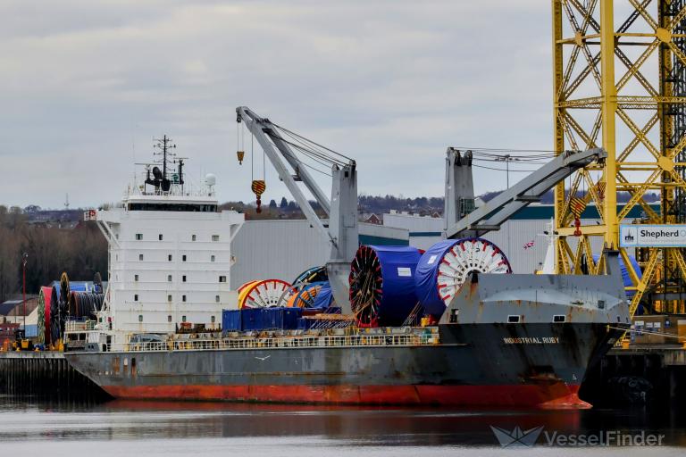 industrial ruby (General Cargo Ship) - IMO 9277292, MMSI 636092314, Call Sign D5AH3 under the flag of Liberia