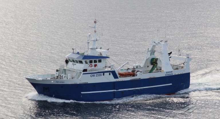 bakur (Fishing Vessel) - IMO 9258820, MMSI 231009000, Call Sign OW2325 under the flag of Faeroe Islands