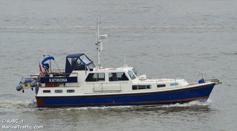 katriona of burnham (Pleasure craft) - IMO , MMSI 235013947, Call Sign MKPD under the flag of United Kingdom (UK)