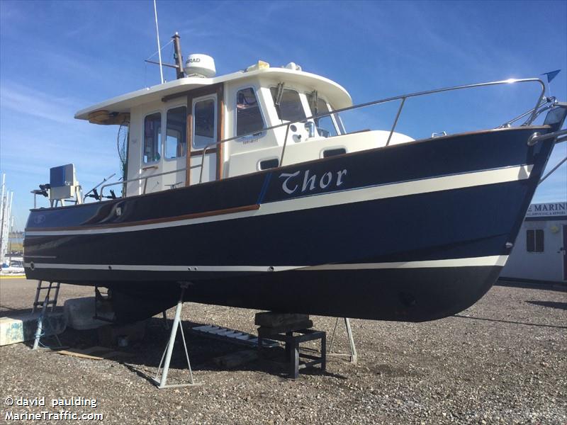 thor (Pleasure craft) - IMO , MMSI 235056821, Call Sign MVH15 under the flag of United Kingdom (UK)
