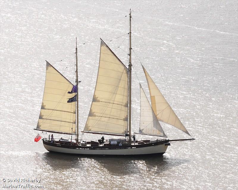 maybe (Pleasure craft) - IMO , MMSI 235062552, Call Sign 2ASG3 under the flag of United Kingdom (UK)