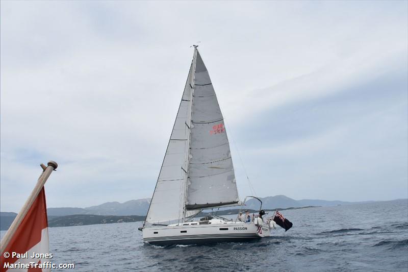 passion of hamble (Sailing vessel) - IMO , MMSI 235110502, Call Sign 2IKJ5 under the flag of United Kingdom (UK)