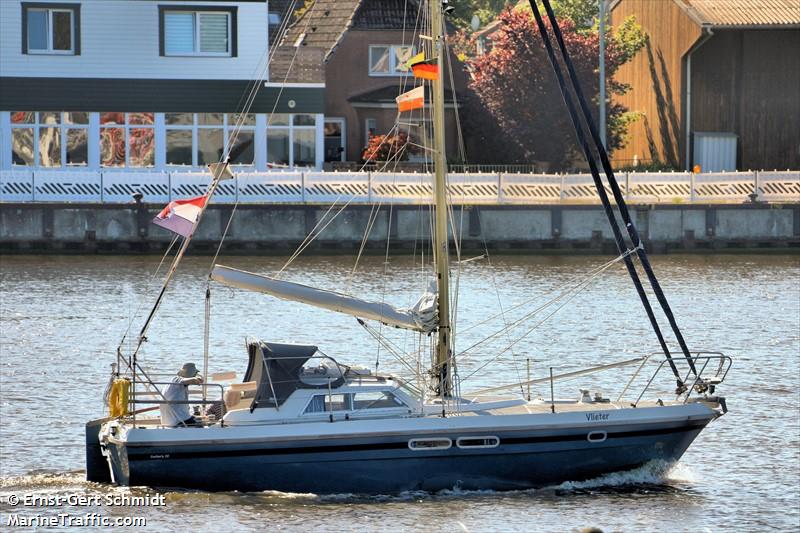 vlieter (Pleasure craft) - IMO , MMSI 244070056, Call Sign PF3955 under the flag of Netherlands