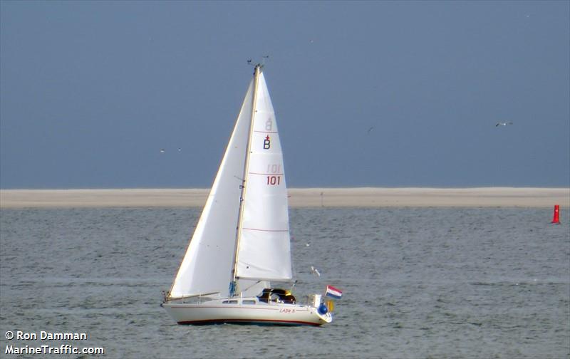 lady b (Pleasure craft) - IMO , MMSI 244087143, Call Sign PH2817 under the flag of Netherlands