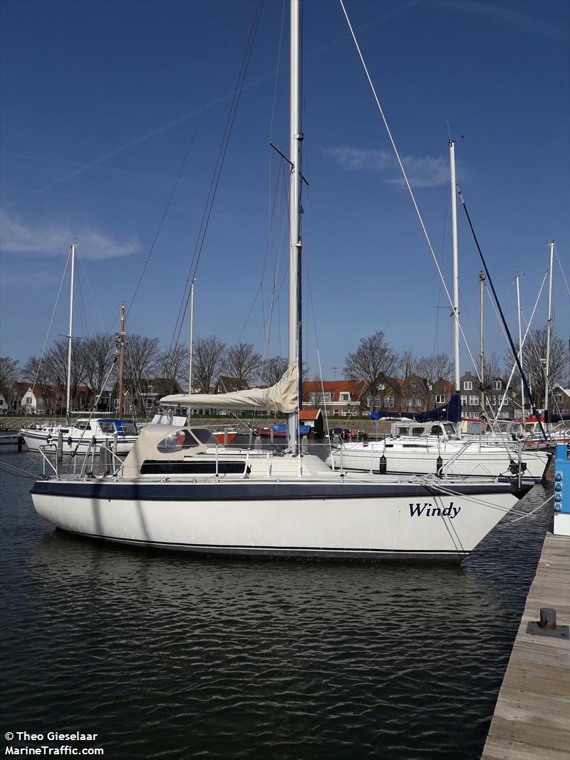 windy (Sailing vessel) - IMO , MMSI 244090897, Call Sign PC3632 under the flag of Netherlands