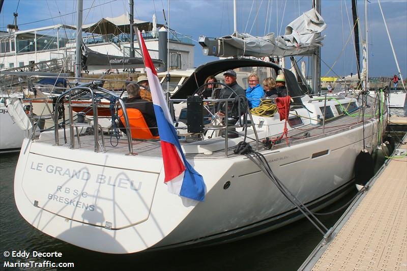 le grand bleu (Sailing vessel) - IMO , MMSI 244615857, Call Sign PE6221 under the flag of Netherlands