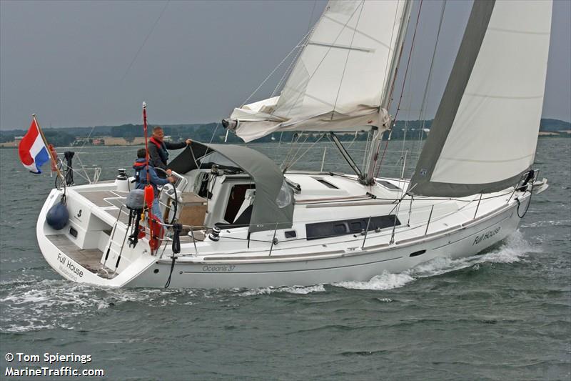 full house (Sailing vessel) - IMO , MMSI 244690505, Call Sign PB2083 under the flag of Netherlands