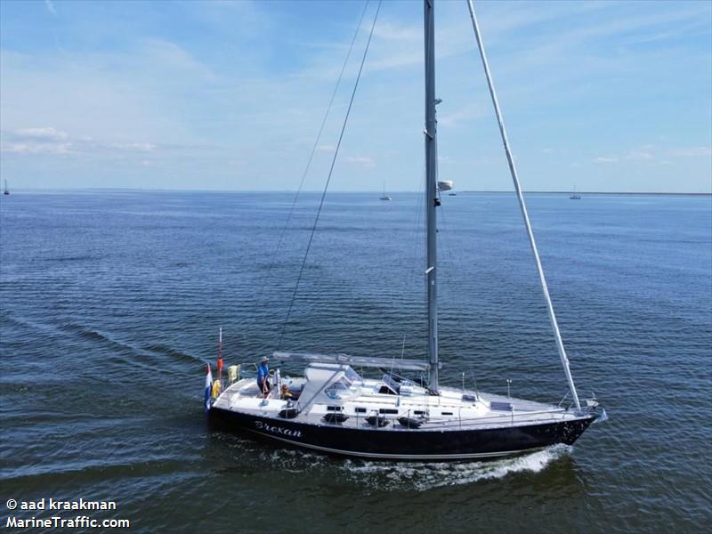 vrije vogel (Sailing vessel) - IMO , MMSI 244830017, Call Sign PC7409 under the flag of Netherlands