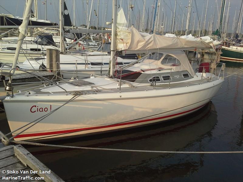 ciao (Sailing vessel) - IMO , MMSI 244830908, Call Sign PC8242 under the flag of Netherlands