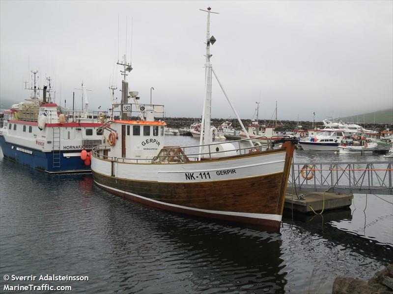 gerpir (-) - IMO , MMSI 251217110, Call Sign 1453 under the flag of Iceland