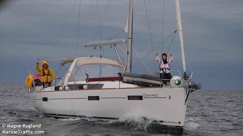 desiree (Sailing vessel) - IMO , MMSI 258136370, Call Sign LG7417 under the flag of Norway