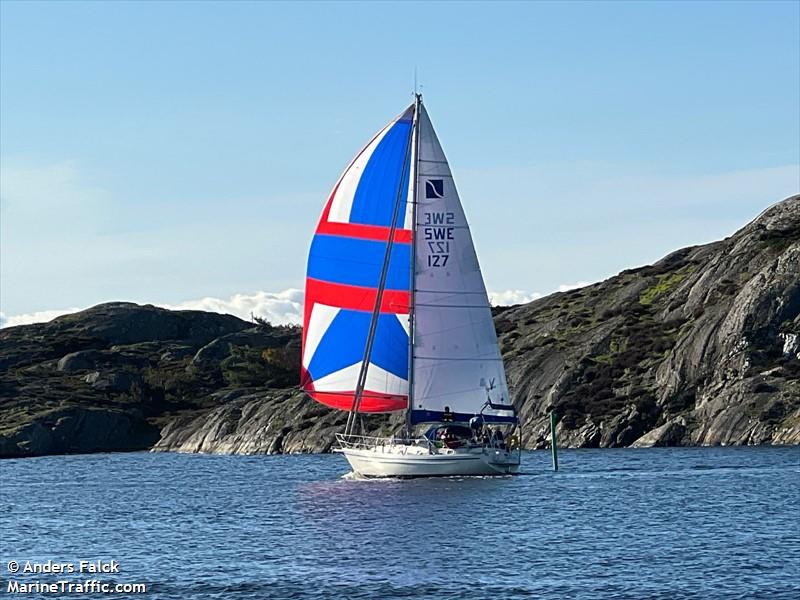 yvalda (Pleasure craft) - IMO , MMSI 265548260, Call Sign SA7394 under the flag of Sweden