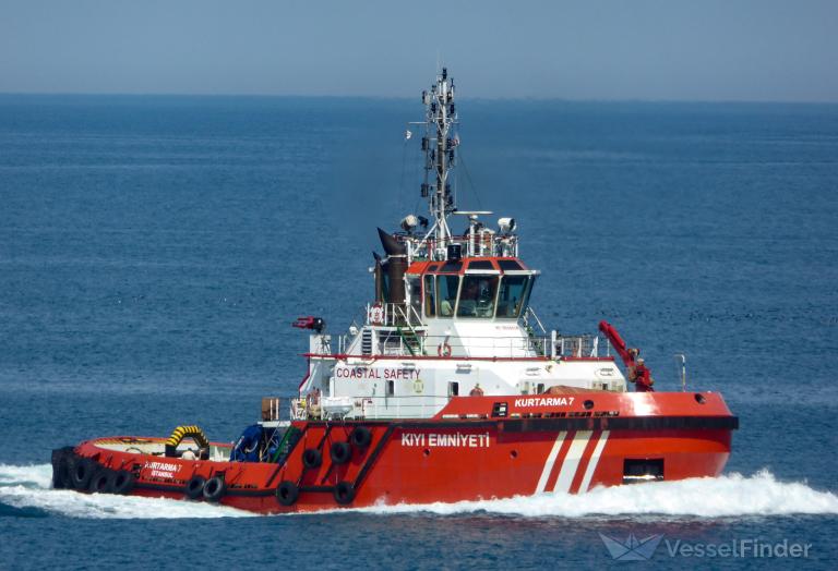 kurtarma 7 (Tug) - IMO 9598608, MMSI 271042994, Call Sign TCSK4 under the flag of Turkey