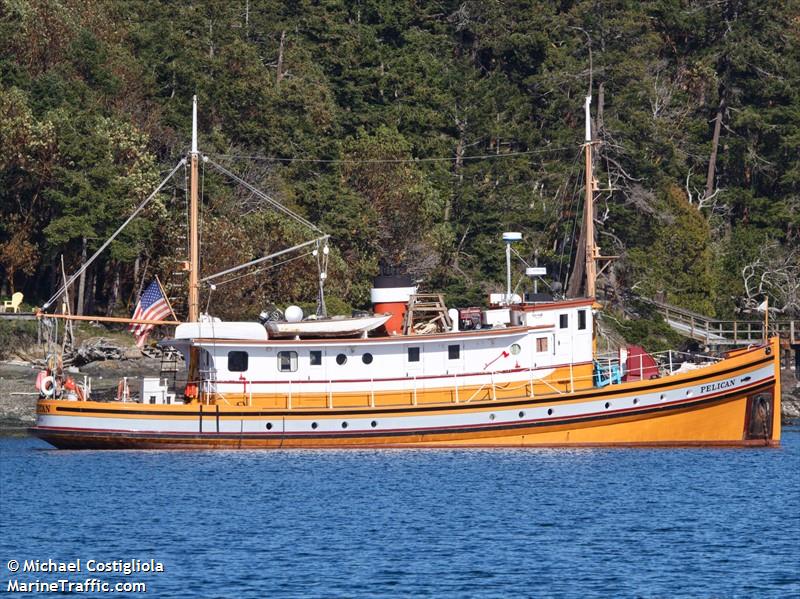 mv pelican (Pleasure craft) - IMO , MMSI 368042270, Call Sign WDK3134 under the flag of United States (USA)