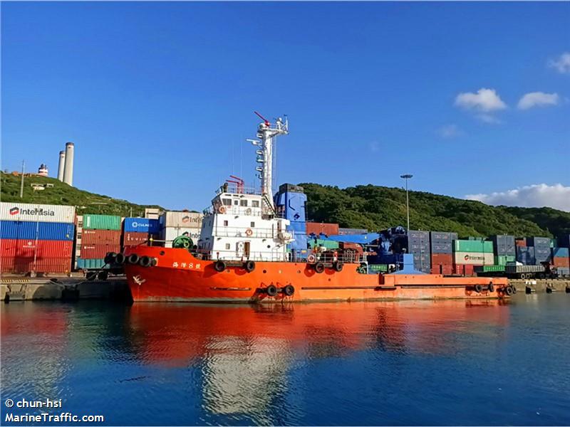 sea diving 8 (Tug) - IMO , MMSI 416122600, Call Sign BR3208 under the flag of Taiwan