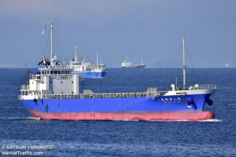 kohomaru no.8 (Cargo ship) - IMO , MMSI 431501583, Call Sign JL6576 under the flag of Japan