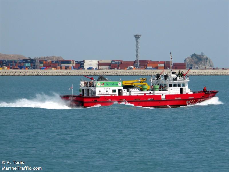 busan 705 (-) - IMO , MMSI 440135870, Call Sign SSD under the flag of Korea