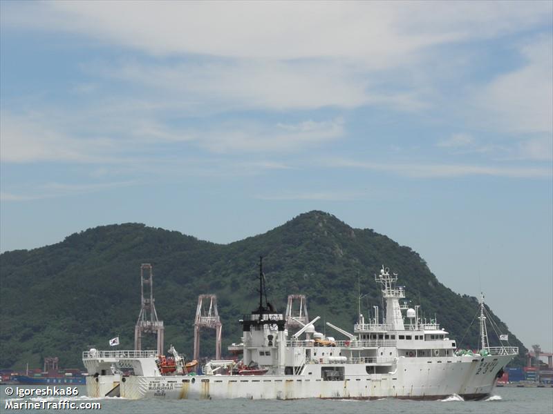mugunghwa34 (Research Vessel) - IMO 9167875, MMSI 440336000, Call Sign DSEU9 under the flag of Korea