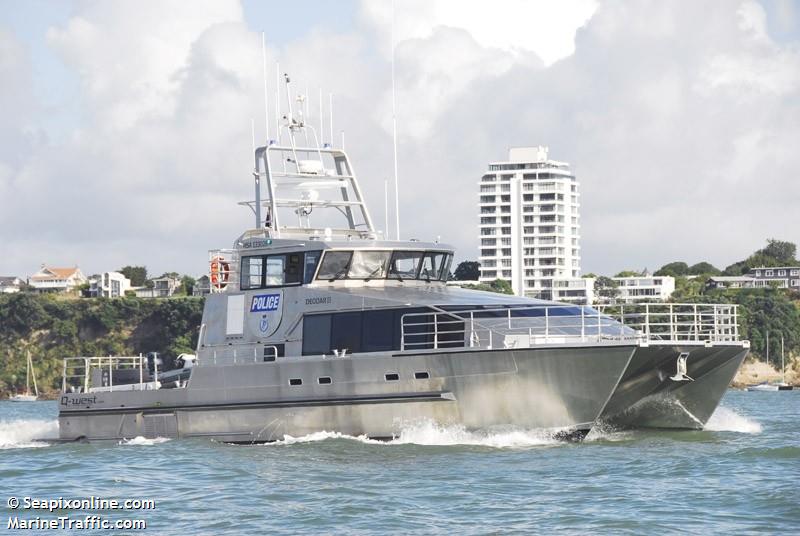 deodar 111 (Law enforcment) - IMO , MMSI 512000369, Call Sign ZMIH under the flag of New Zealand
