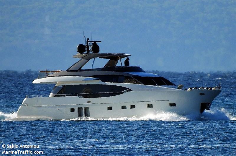galani (Pleasure craft) - IMO , MMSI 538071540, Call Sign V7A4330 under the flag of Marshall Islands