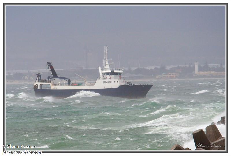 freesia (Fishing vessel) - IMO , MMSI 601172000, Call Sign ZR4904 under the flag of South Africa