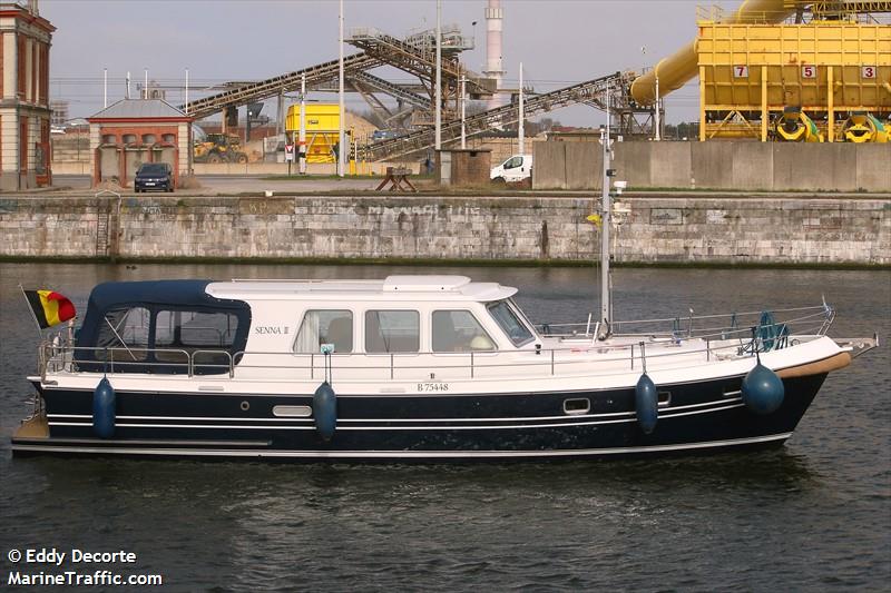 senna ii (Pleasure craft) - IMO , MMSI 205505830, Call Sign OP5058 under the flag of Belgium