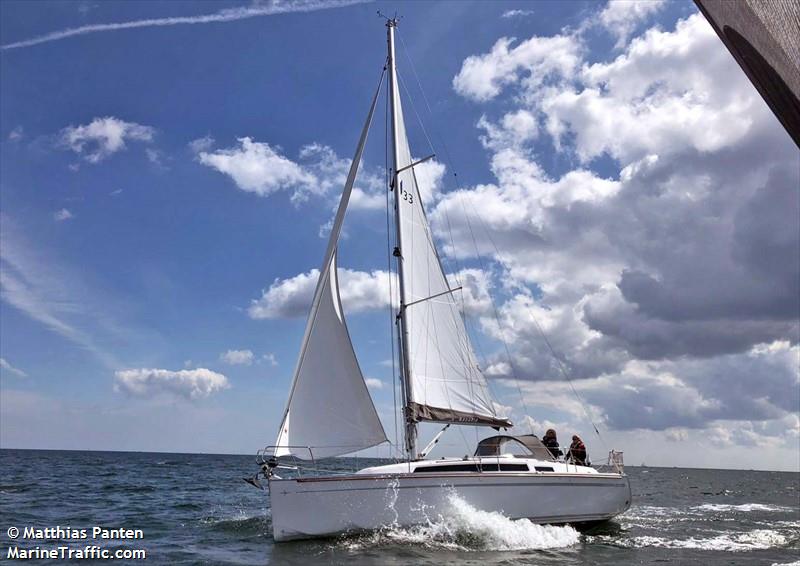 sahenida (Sailing vessel) - IMO , MMSI 211200380, Call Sign DF3760 under the flag of Germany