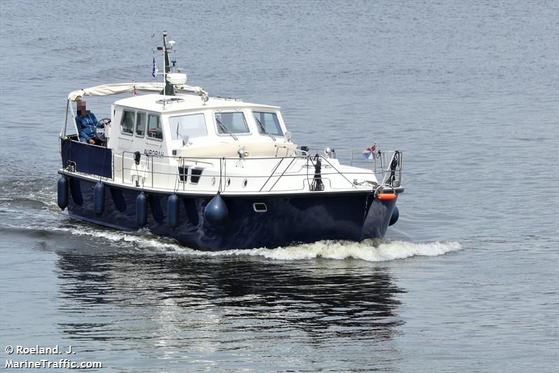 aurorah (Pleasure craft) - IMO , MMSI 244025862, Call Sign PE9447 under the flag of Netherlands