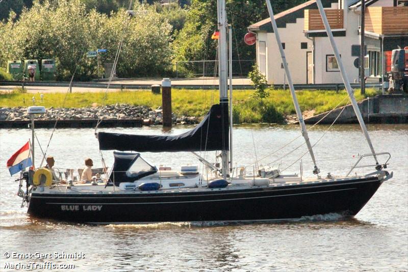 blue lady (Pleasure craft) - IMO , MMSI 244050225, Call Sign PH6857 under the flag of Netherlands