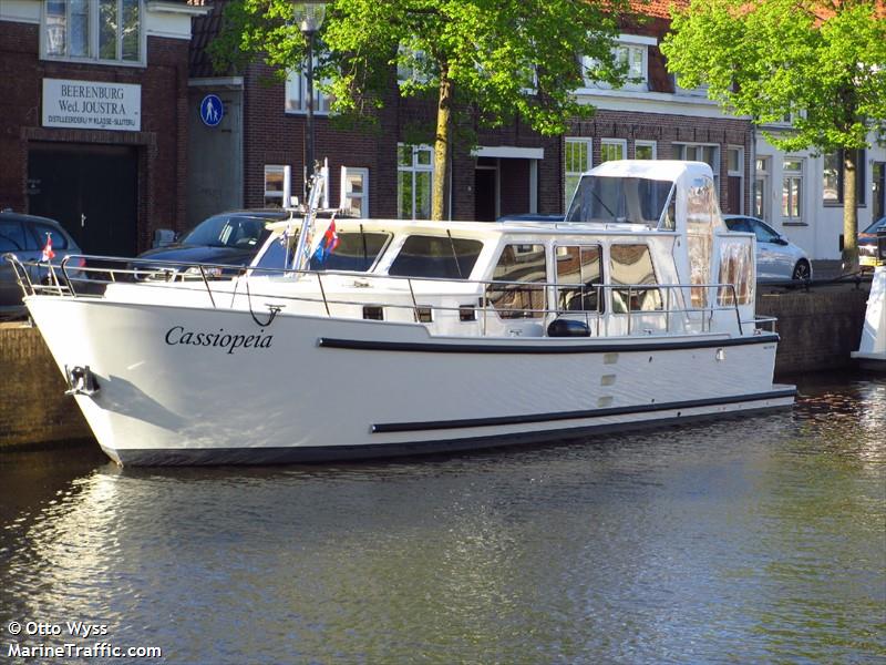 my cassiopeia (Pleasure craft) - IMO , MMSI 244180152, Call Sign PB8204 under the flag of Netherlands