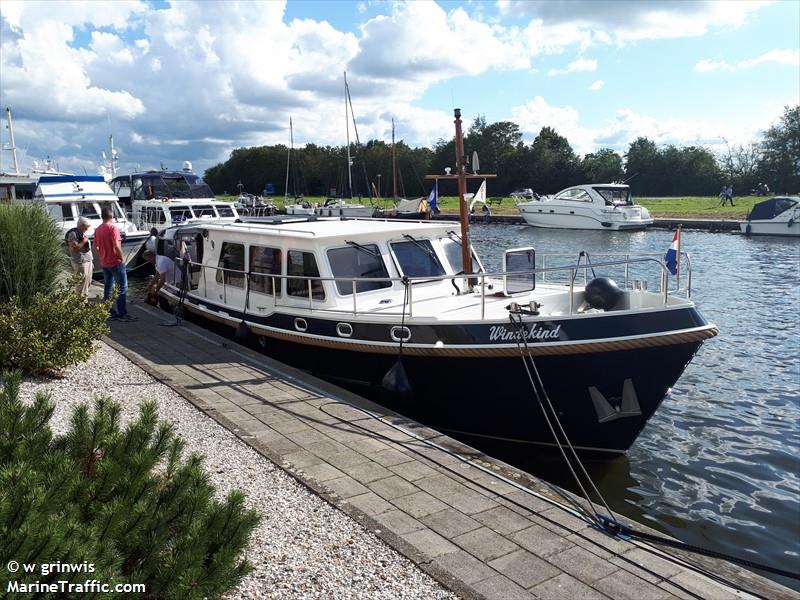 windekind (Pleasure craft) - IMO , MMSI 244770144, Call Sign PF4171 under the flag of Netherlands