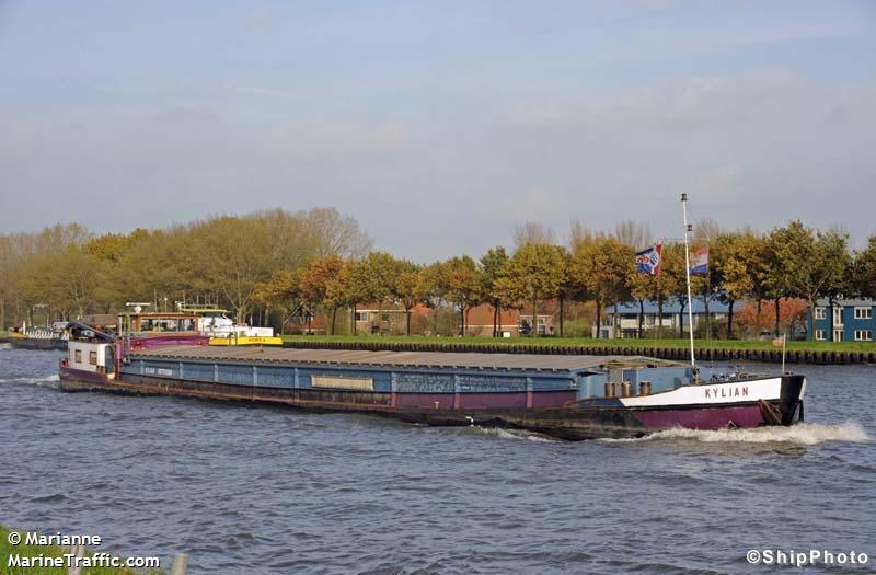 kylian (Cargo ship) - IMO , MMSI 244780783, Call Sign PE4293 under the flag of Netherlands