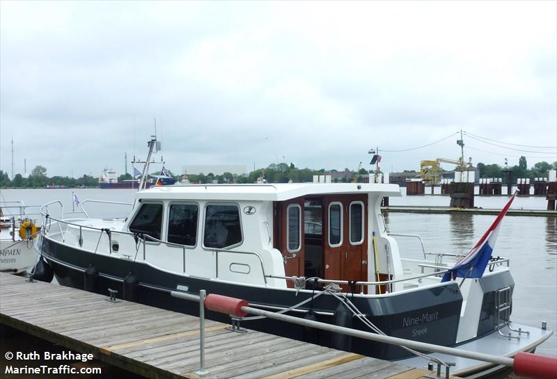 nine marit (Pleasure craft) - IMO , MMSI 244810444, Call Sign PA6678 under the flag of Netherlands
