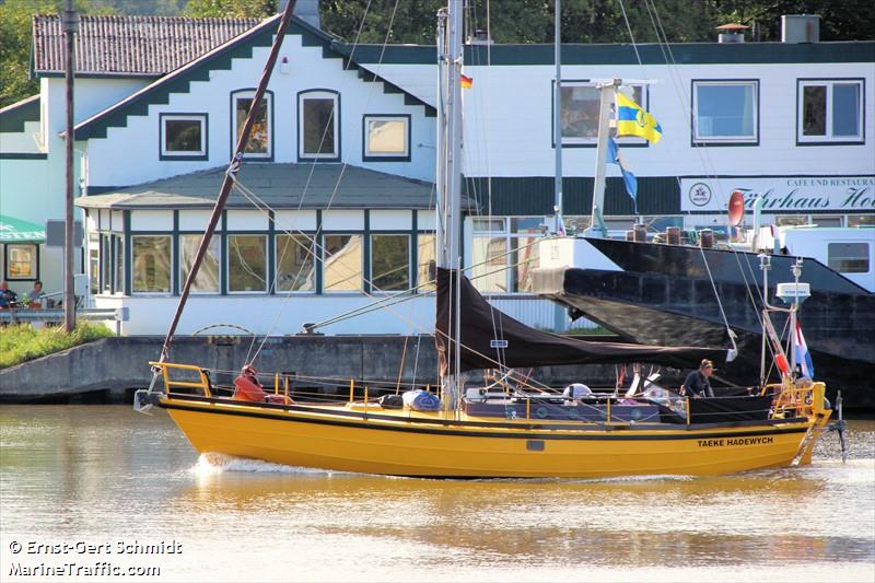 taeke hadewych (Pleasure craft) - IMO , MMSI 244890193, Call Sign PB4036 under the flag of Netherlands