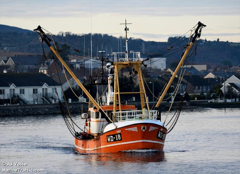 rony (Fishing vessel) - IMO , MMSI 250000633, Call Sign EI 8795 under the flag of Ireland