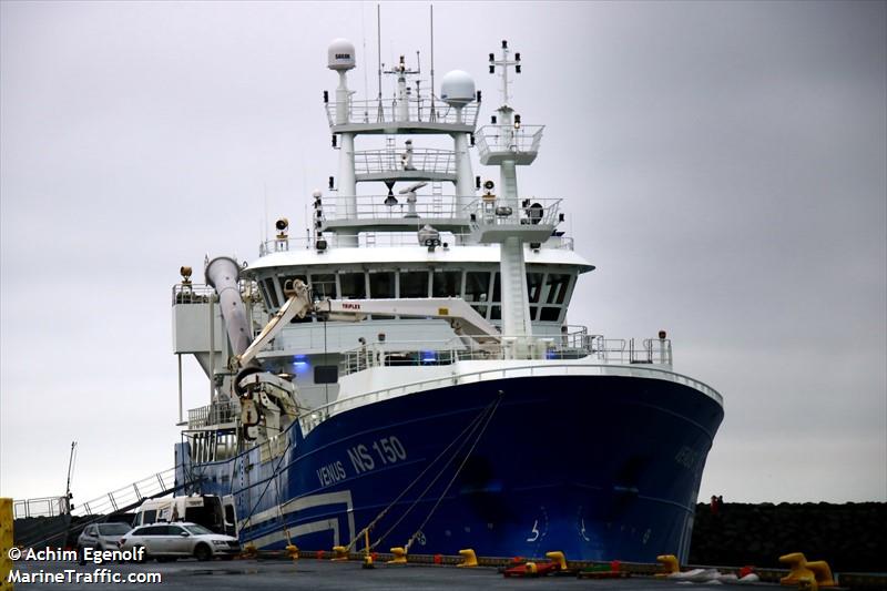 venus (Fishing Vessel) - IMO 9718296, MMSI 251426000, Call Sign TFVT under the flag of Iceland