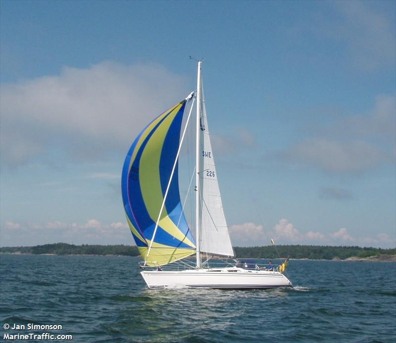 vitesse (Sailing vessel) - IMO , MMSI 265521590, Call Sign SB8510 under the flag of Sweden